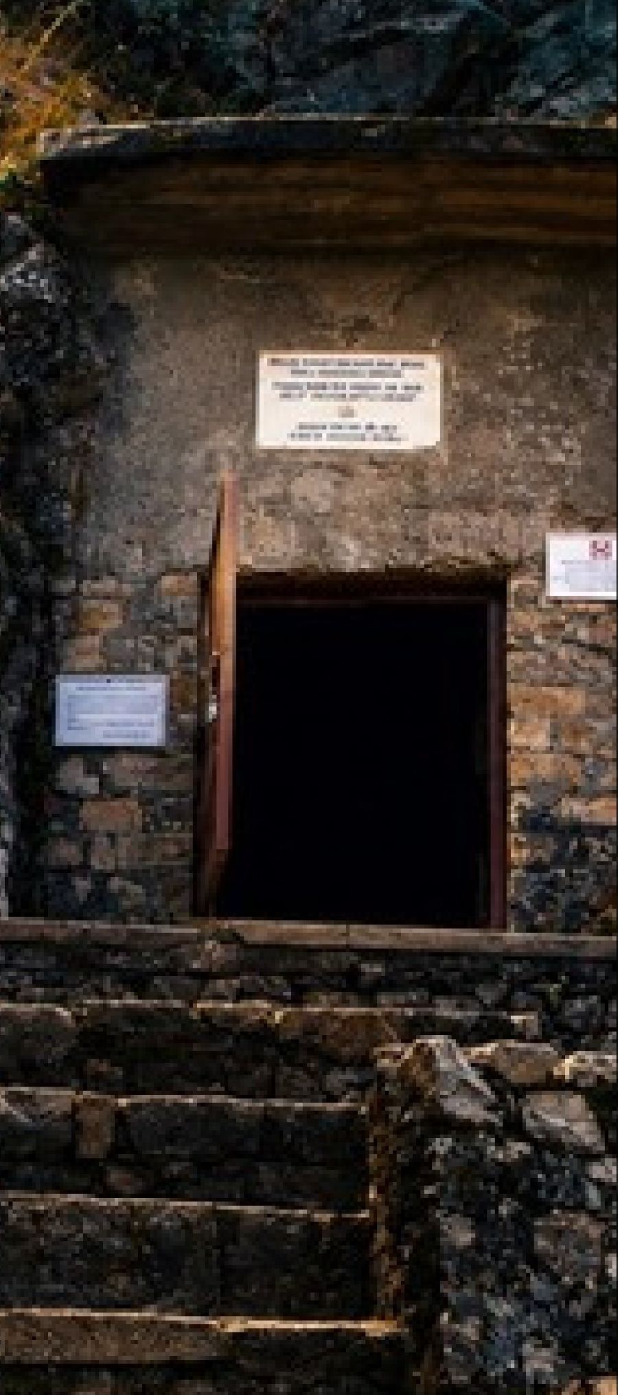 The entrance to Mahavatar Babaji's Cave.