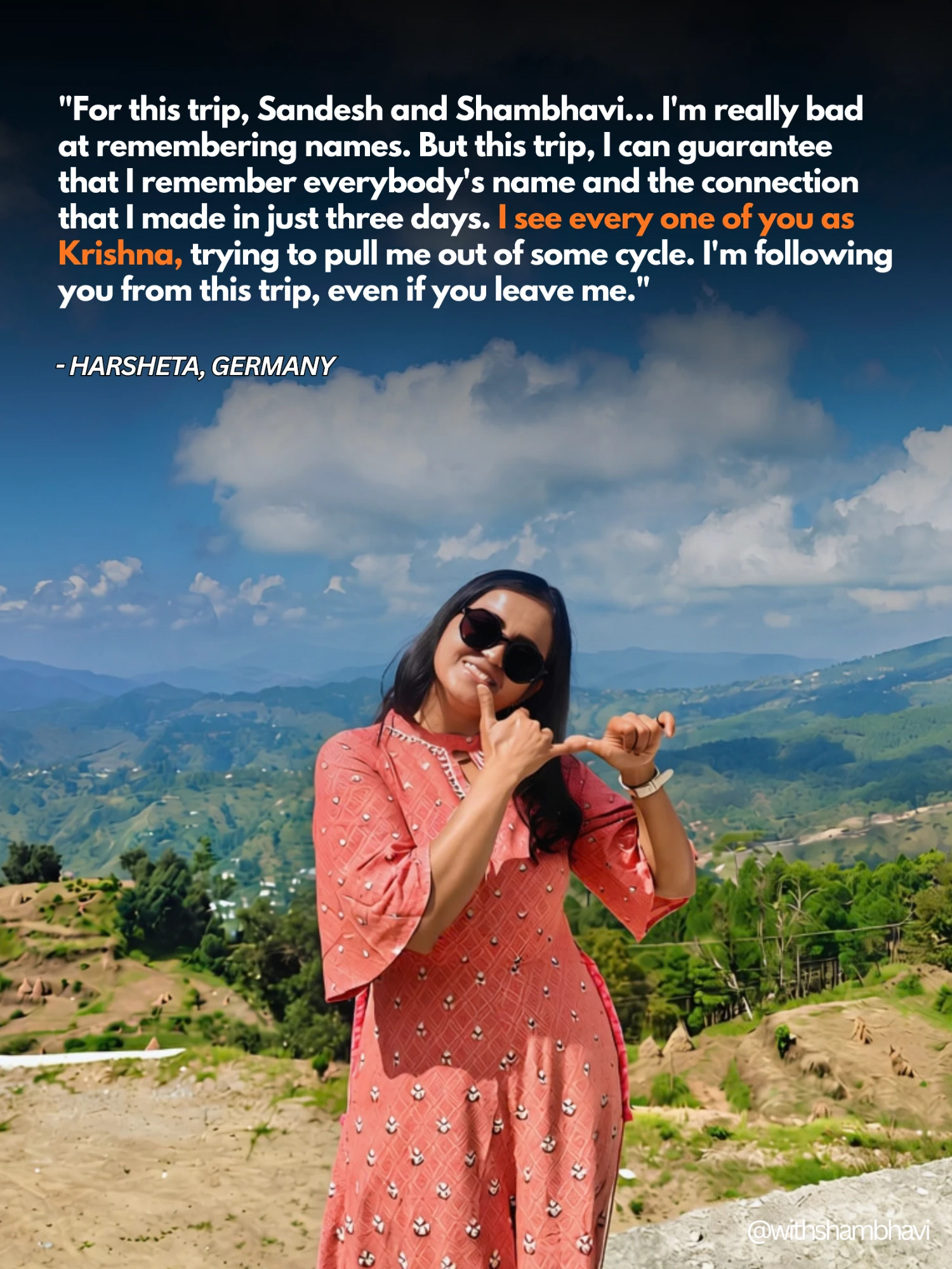 Testimonial from Harsheta, Germany