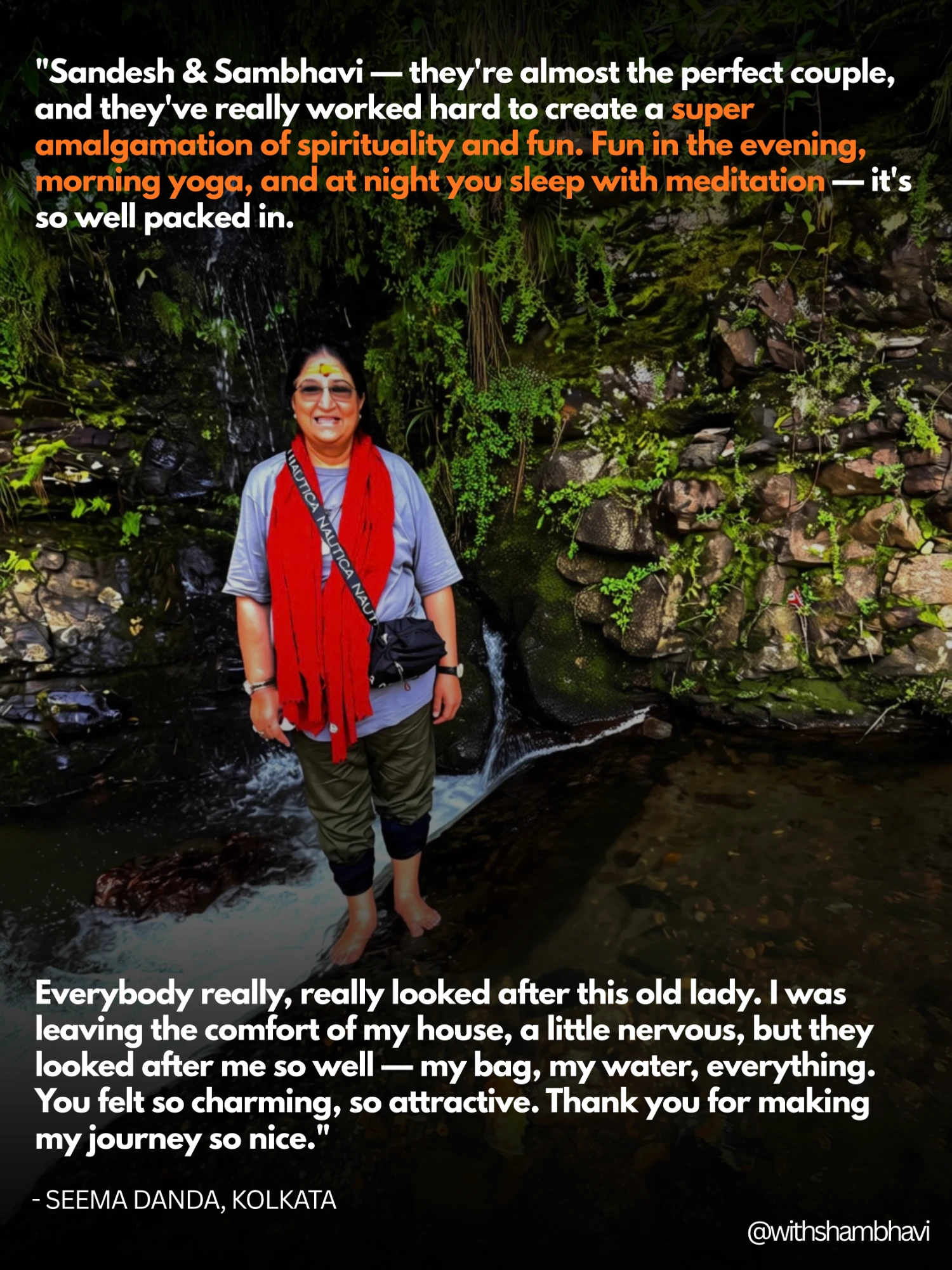 Testimonial from Seema Danda, Kolkata